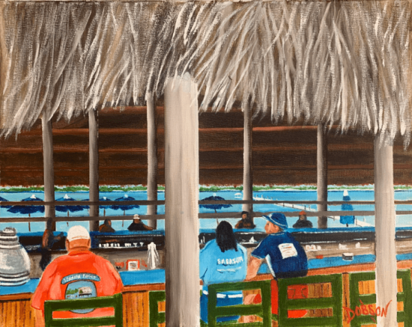 Inside Spanish Point Tiki Bar