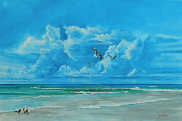 Seagulls On Siesta Key Beach