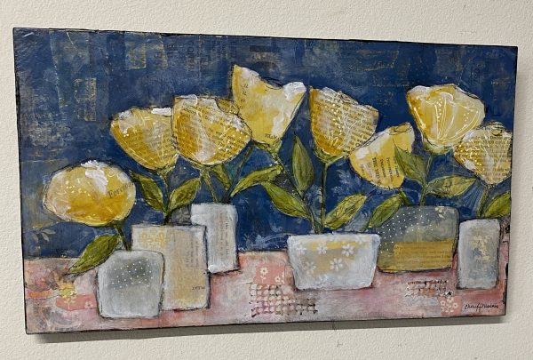 Yellow Poppies - 16 x 9.25