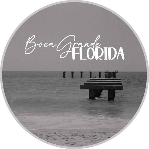 "Pier Ruins" | Beautiful Florida Photography Sticker | Boca Grande, Florida | Black & White Analog Photography - Image 2