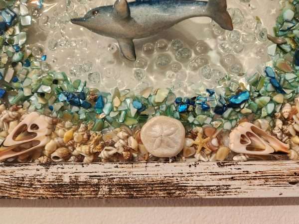 Resin Coastal Art - Dolphins - Image 5