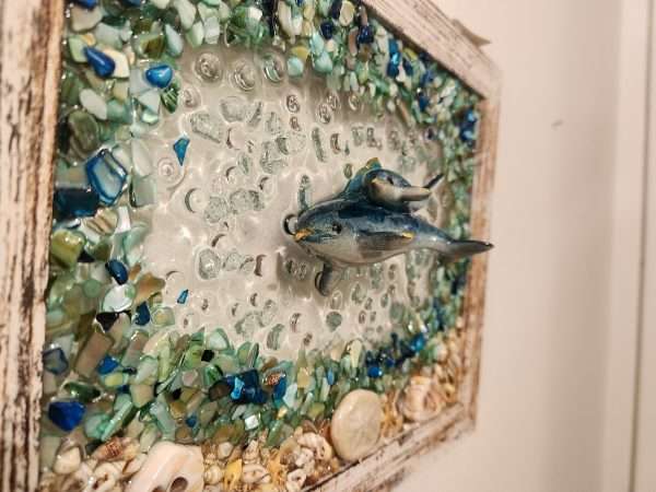 Resin Coastal Art - Dolphins - Image 6