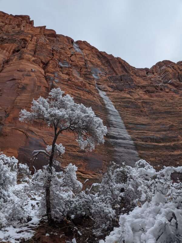 Snow in Hells Canyon, UT