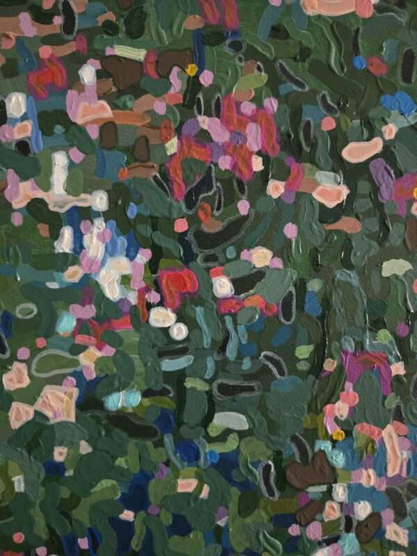 Pond- In the Shadows, 24 x 48". Sale. - Image 4
