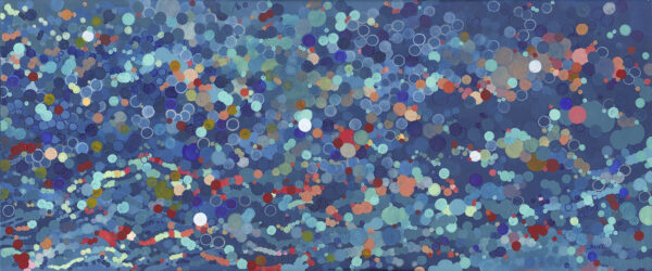 Sea Sparkle. 20 x 48" SALE! - Image 2