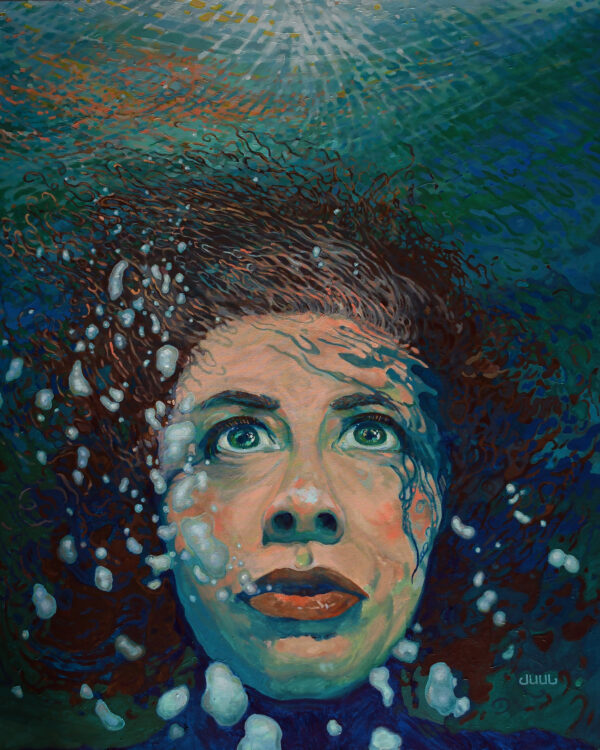 The Catalyst- Self- Portrait, 48 x 60"