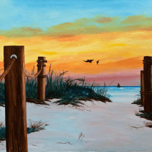 Sunset At Siesta Key Beach