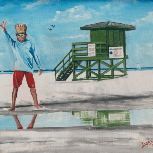 Scooter of the Beach - Magical Green Lifeguard Stand