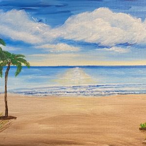 Blue in the Morning 12"x24"