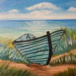 Resting on Shore 11"x14"