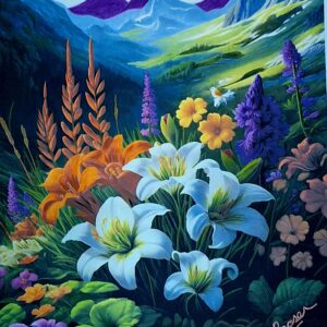 For the love of flowers 11 X 14