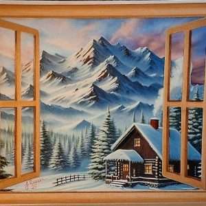 Mountains Through the Window