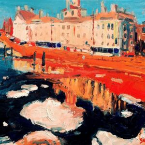 ST PETERSBURG 24x30" acrylic/canvas