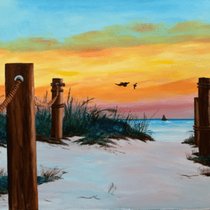 Sunset At Siesta Key Beach