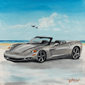 2006 Silver Corvette Convertible