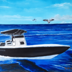 Shearwater Boat In Paradise Waters