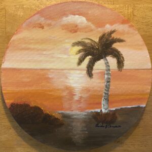 Fiery Glow 12" Round