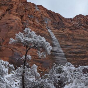 Snow in Hells Canyon, UT