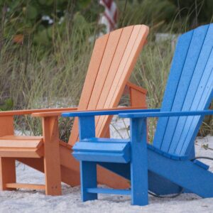 Beach chairs 8x12 photo print