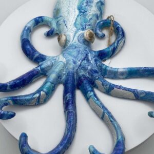 Octopus Ornament or wall hanging