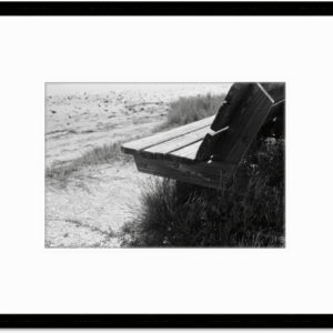 "Indian Mound Park Bench" Silver Gelatin Print - Matted & Framed (12"x16") (Copy)