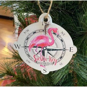 SiestaKeyFlamingoOrnament